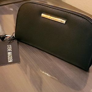 Steve Madden 'Half Moon' zip around wallet clutch
